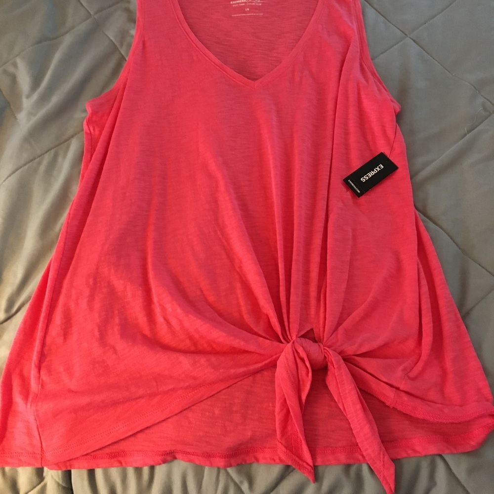 Express Hot Pink Tank Top - L